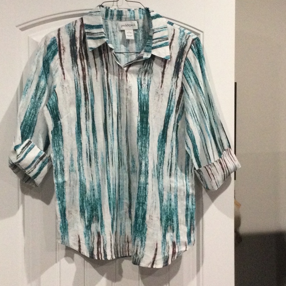 Linen button up
